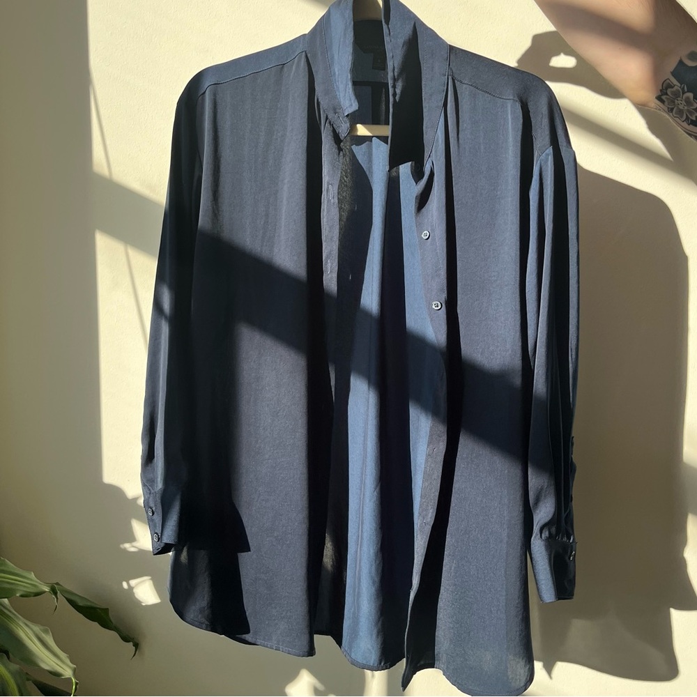 BR Navy Button-Up